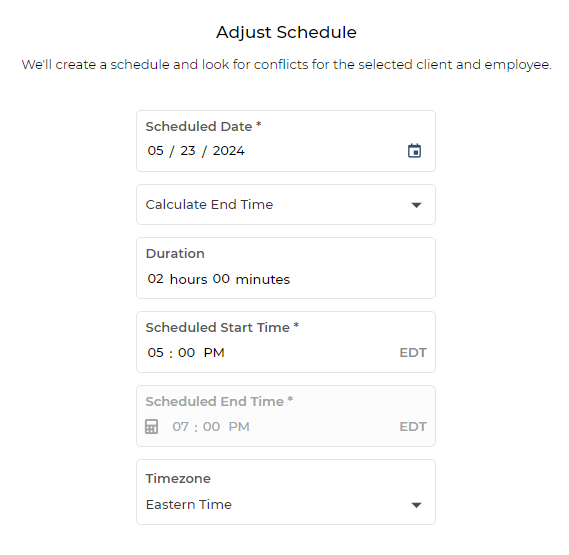 The Types of Calcuations (End Time) Cropped